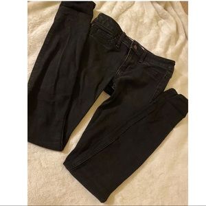 Hollister Black Low Rise Super Skinny Jeans